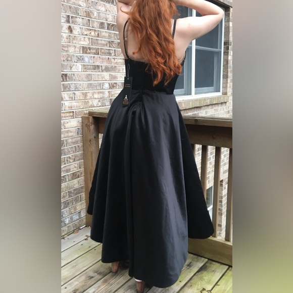 NWTs Black Dramatic High Low Prom Dress - Picture 11 of 11